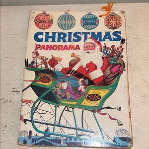 Vintage 1958 Christmas Panorama Book